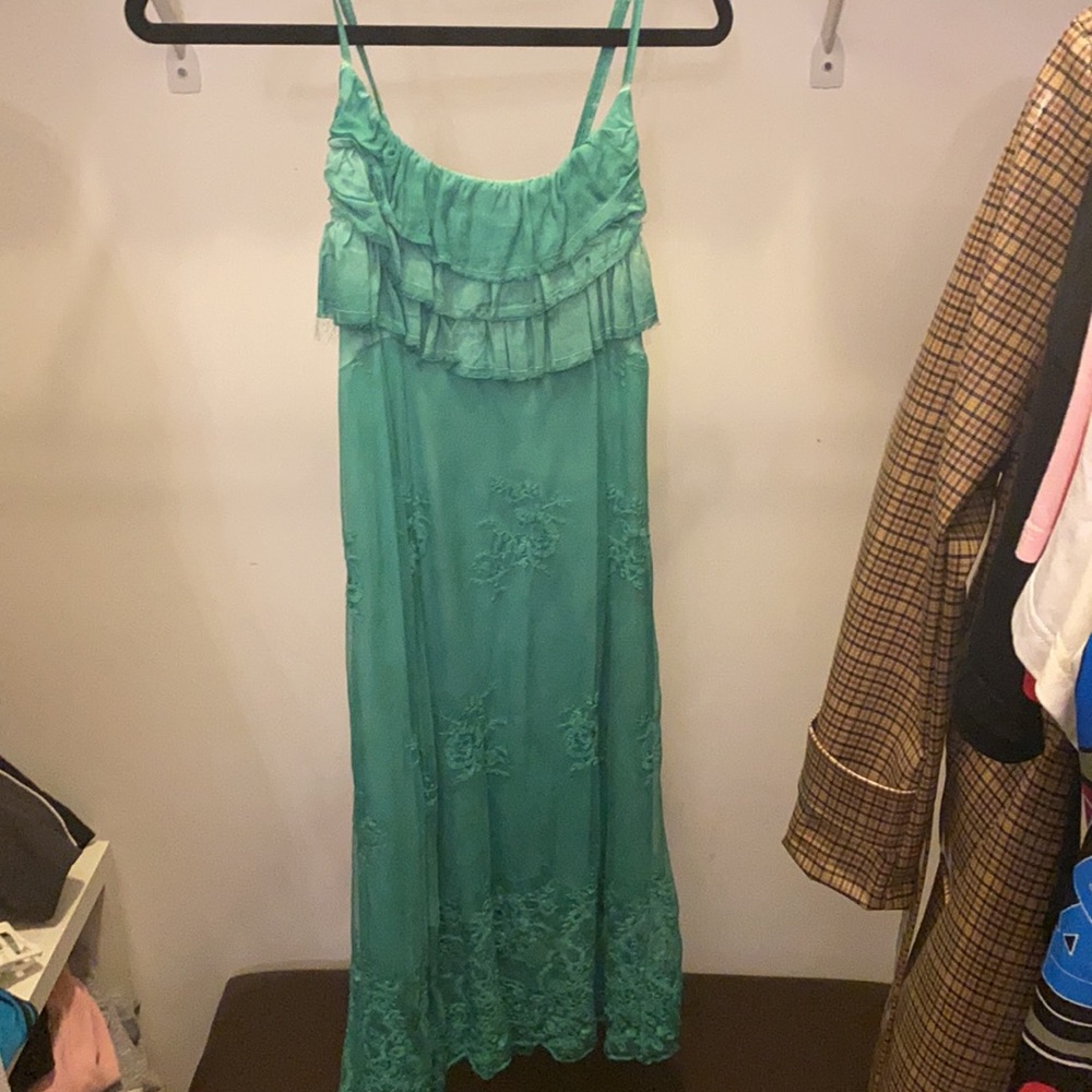 Italian dress green size small from Italy